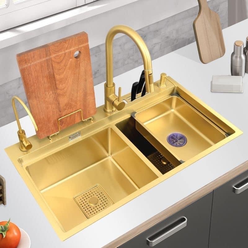 Stainless Steel 304/316 Custom Size Kitchen Sink Handmade Commercial Sink Drainage