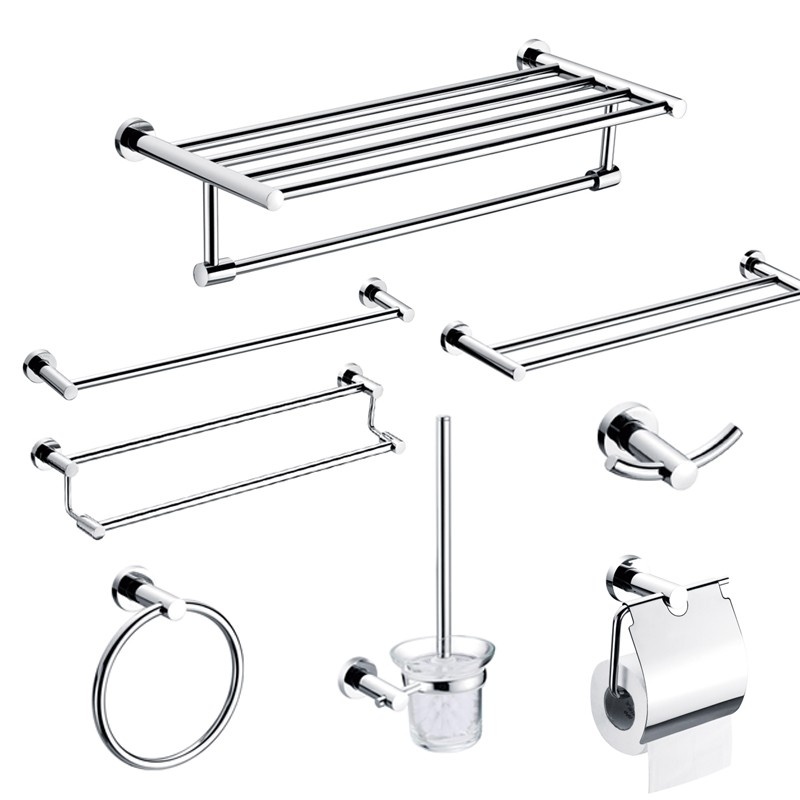 Wholesale Modern Bathroom Fitting Black Bathroom Accessory Set