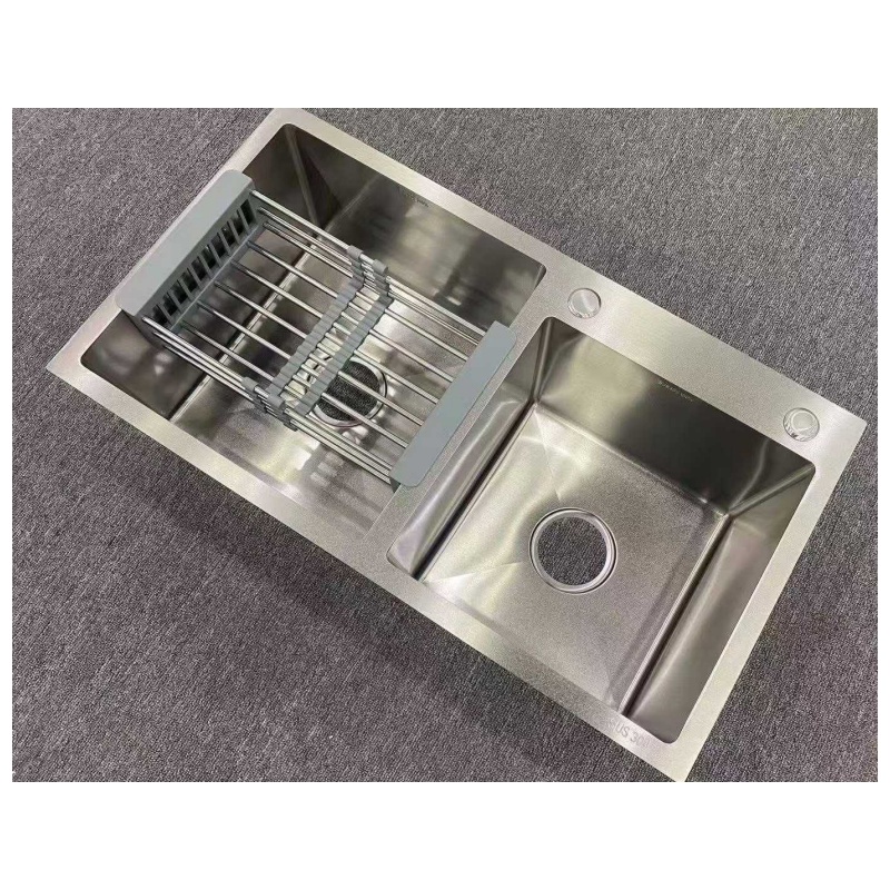 OEM Square Stainless Steel Kitchen Sink Single Bowl Handmade Custom Size Factory Suppliers