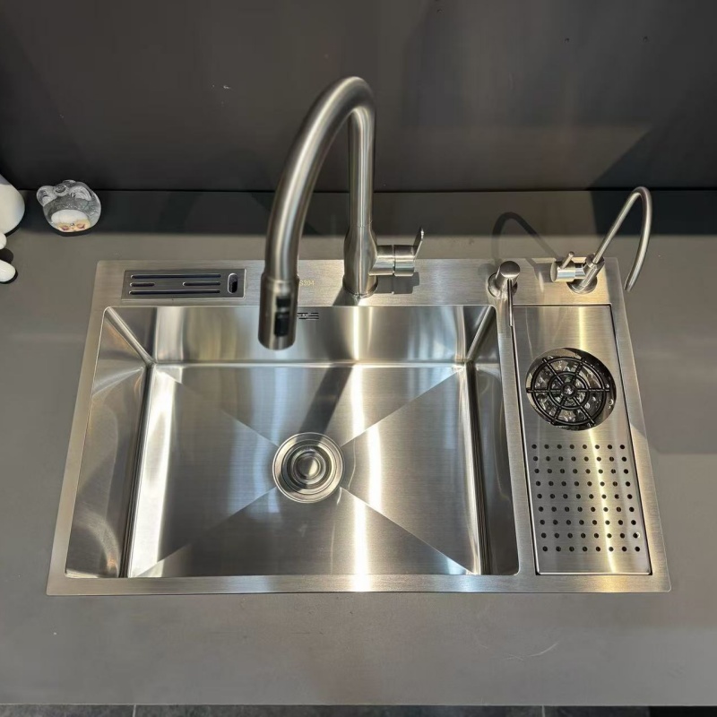 Premium Stainless Steel Kitchen Sink Handmade Square Undermount Sink Custom Size Deep Bowl Anti Scratch Luxury Kitchen Upgrade Supplier