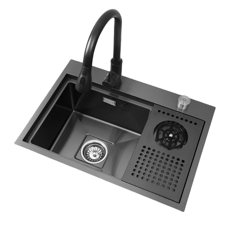 Deep Single Bowl Square Kitchen Sink Stainless Steel Undermount Handmade Custom Size OEM Manufacturer