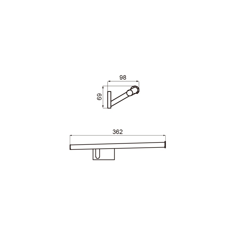 Modern Brushed Nickel Wall Mounted 6 Pieces Stainless Steel Bathroom Accessories Set