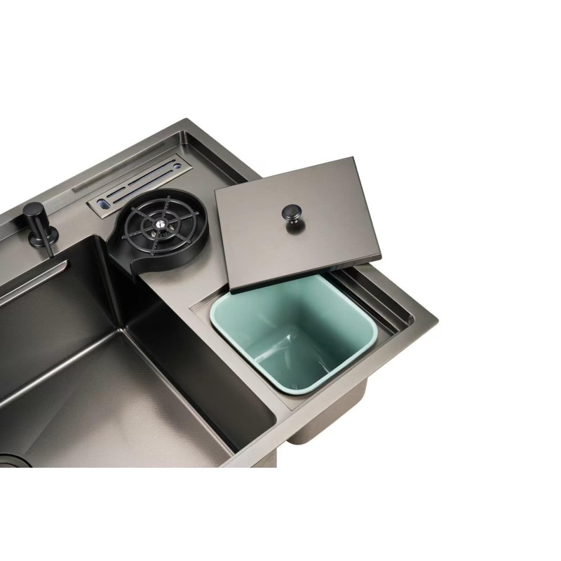 Custom Size Square Kitchen Sink Stainless Steel Single Bowl Undermount Handmade OEM Factory Supply