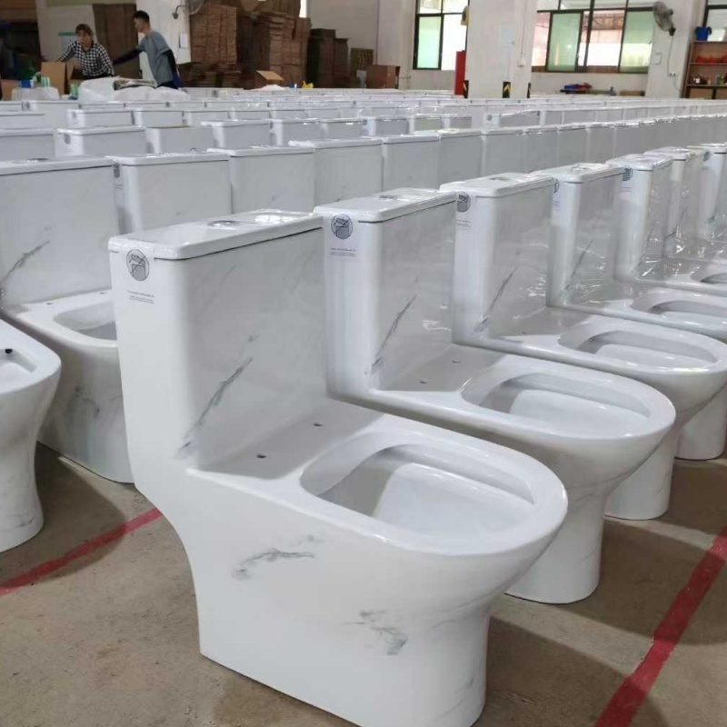 Basic Two Piece Toilet with Space Saving Round Bowl Ideal for Small Bathrooms and Apartments