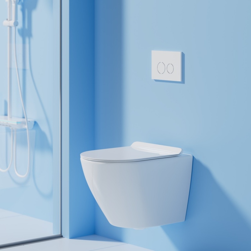 Elongated Bowl One Piece Toilet with Comfort Height Design and Ergonomic User Experience