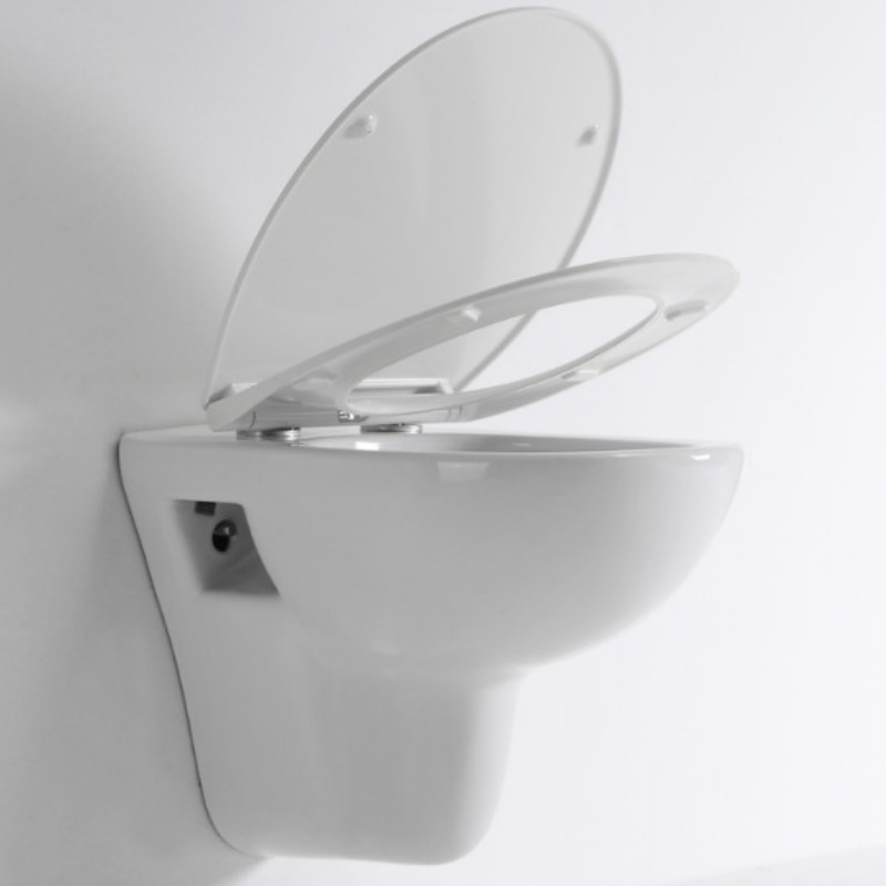 Ceramic Wall- Hung Ceramic Toilet for House Use Project Hotel School Appartment
