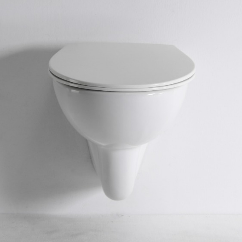 Ceramic Wall- Hung Ceramic Toilet for House Use Project Hotel School Appartment